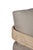 Paradiso Outdoor Teak Natural Look Revolving Chair - Gray Fabric For Sale In Chicago - Image 6 of 12