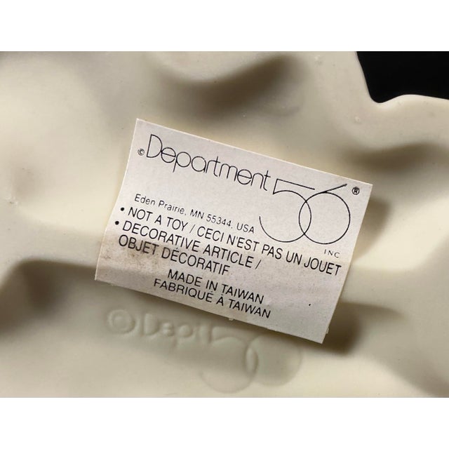 Vintage Department 56 "Snowbabies" Figurine "Are You on My List? In Original Packinging, Retired 1998 For Sale - Image 11 of 11
