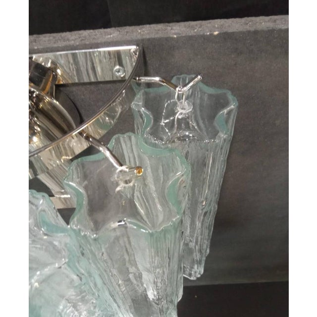 Vintage Wall Lights in Murano Glass, 1970s, Set of 3 For Sale - Image 15 of 18