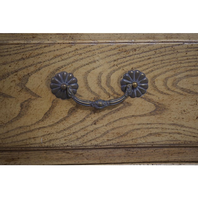 Baker French Oak 9 Drawer Dresser For Sale - Image 12 of 18