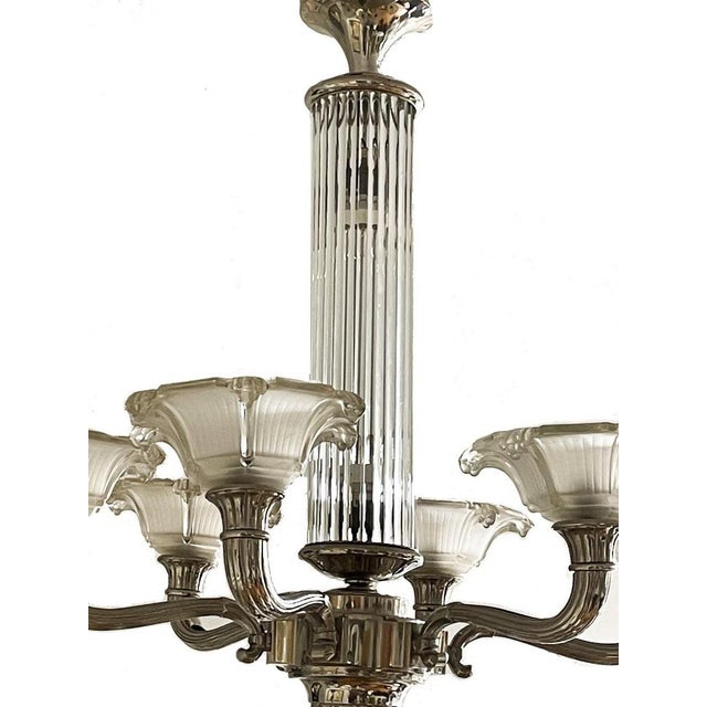 Art Deco Ceiling Lamp, France, 1925 For Sale - Image 5 of 8