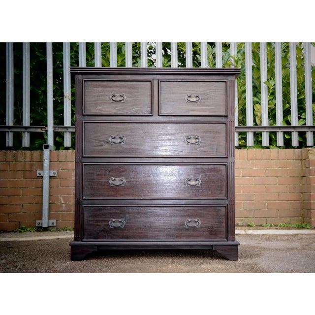 Early 21st Century Vintage Chest of Drawers in Teak from Lombok, 2010s For Sale - Image 5 of 13