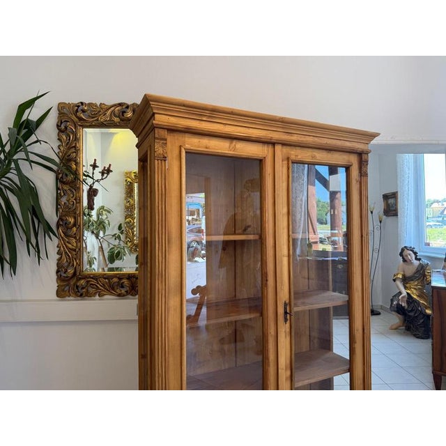 Antique Farmhouse Display Cabinet For Sale - Image 8 of 11