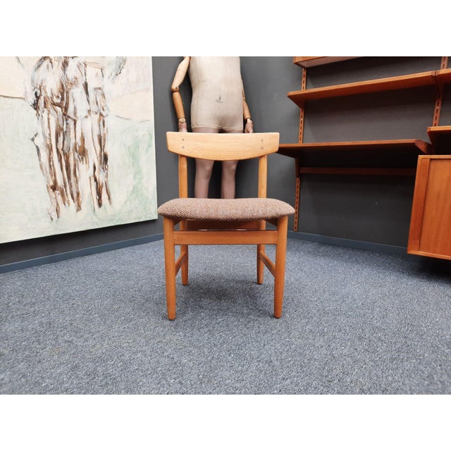 Brown Danish Chairs by Børge Mogensen for Søborg Møbelfabrik, 1960s, Set of 2 For Sale - Image 8 of 18
