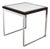 Vintage Cube Table in Chrome and Rosewood, 2000 For Sale
