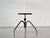 Industrial Brown Height-Adjustable Stool, 1970s For Sale - Image 5 of 13