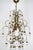 Large Italian Hollywood Regency Brass and Glass Drop Chandelier, 1970 For Sale - Image 11 of 11