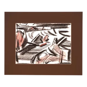 Mid Century Modern East Bay Abstracted Landscape by Erle Loran