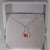 Modern 1Ct Padparadscha Sapphire Pendant With Earth-Mined Diamonds in Solid 14k Gold For Sale - Image 3 of 7
