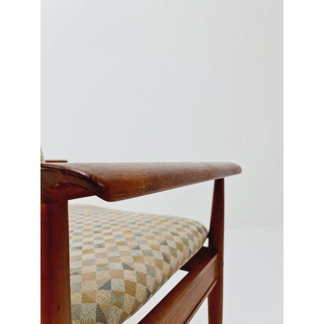 Danish Teak Armchair by Finn Juhl for France & Son, 1960s For Sale - Image 9 of 11