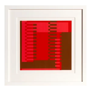Josef Albers, Colossal Building - P1, F22, I1, Geometric Abstract Screenprint