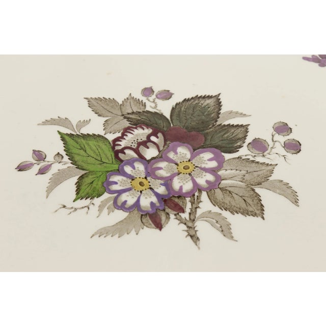Floral Ceramic Serving Platter by Wedgwood For Sale In Tampa - Image 6 of 9