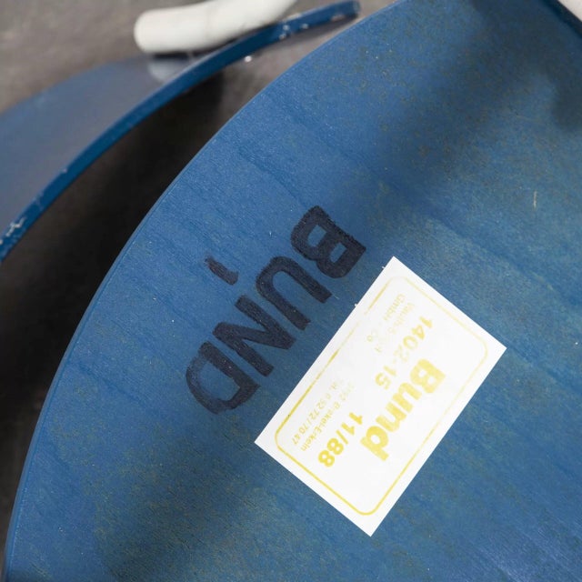 Blue Stacking Dining Chair from Thonet, 1970 For Sale - Image 10 of 12