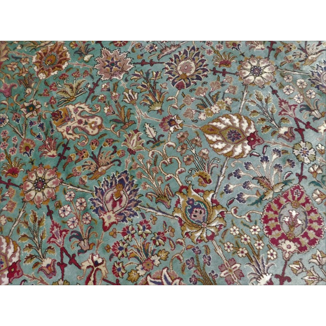 Textile 1960s Hand Made Vintage Persian Rug 10'x 13' For Sale - Image 7 of 13