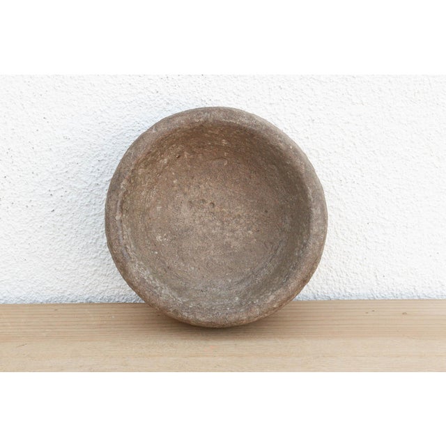 Antique Carved Stone Spice Kitchen Bowl For Sale In Los Angeles - Image 6 of 8