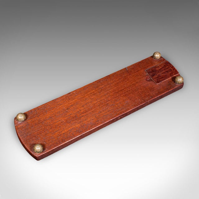 Brown Antique Cribbage Board, English, Inlaid Game Scoreboard, Peg Storage, Edwardian For Sale - Image 8 of 10