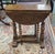 1940s 1940s Baker Barley Twist Diminutive Oak Drop Leaf Table For Sale - Image 5 of 11