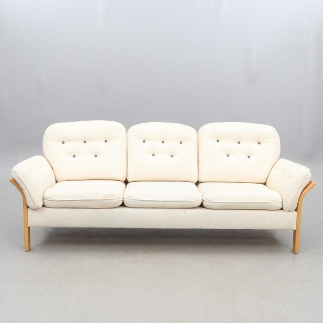 Vintage Swedish Three-Seater Sofa, 1970s, 1980s, in Good conditions. Designed 1980 to 1989