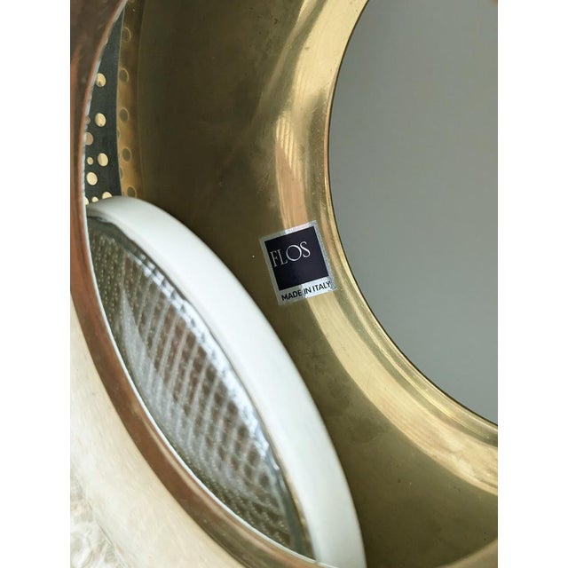 Brass and Optical Glass Nictea Pendant Lamp by Tobia and Afra Scarpa for Flos, 1971 For Sale - Image 16 of 18