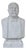 19th Century White Marble Bust of a Man For Sale