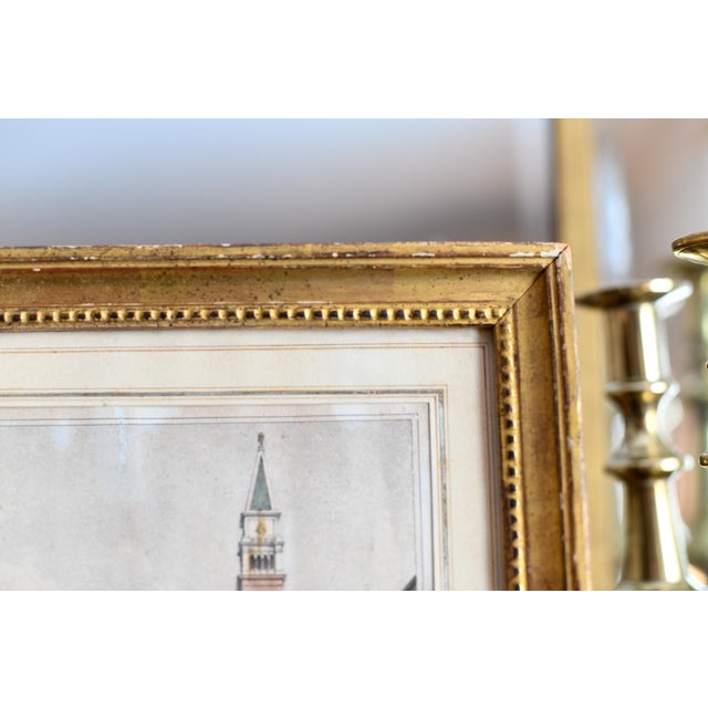 This lovely antique print was most likely taken from an 1837 portfolio of images of Venis by Giovanni Pividor. The print...