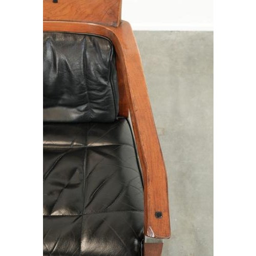 Vintage Art Deco Dining Chairs in Black Leather from Schuitema, Set of 2 For Sale - Image 9 of 15