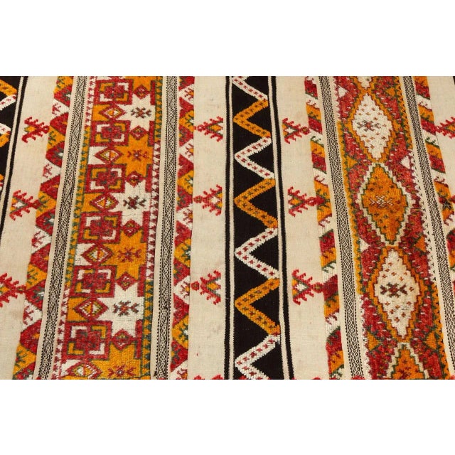 1960s Moroccan Vintage Authentic Rug For Sale - Image 4 of 10