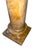 Early 20th Italian Polished Siena Marble Pedestal Column With Warm Toned Veining For Sale - Image 9 of 10