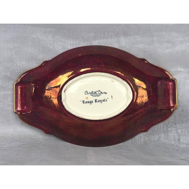 Carltonware Decorative Bowl With Spider Web Design For Sale - Image 9 of 11