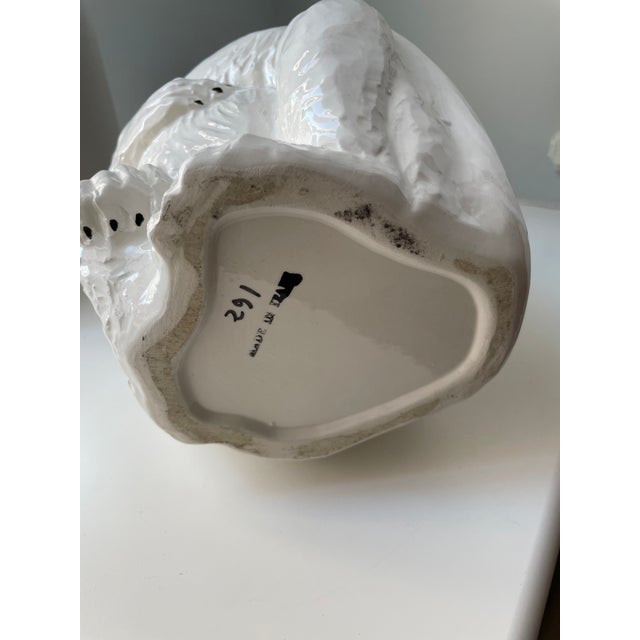Vintage Italian Ceramic Monkey Pitcher For Sale - Image 9 of 10
