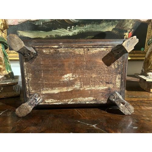 Wood Center Chest, Tuscany, Late 16th Century For Sale - Image 7 of 8