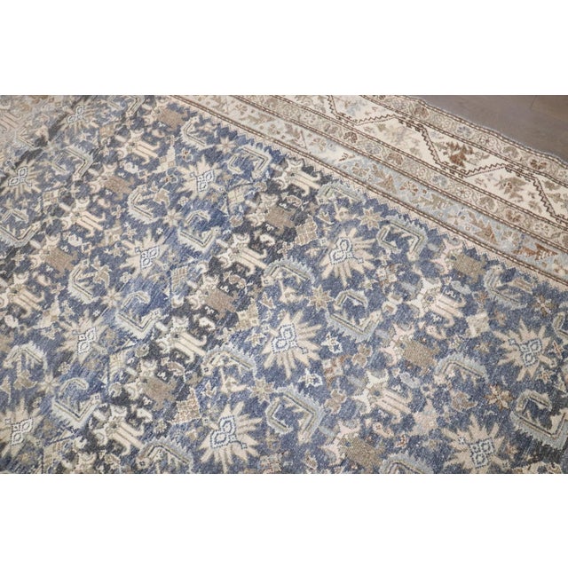 Early 20th Century Blue Large Corridor Persian Malayer Rug - 6'10" x 20' For Sale - Image 11 of 15