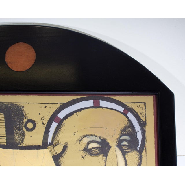 Contemporary Abstract Lithograph of a Figure by Slade Graves For Sale - Image 3 of 9