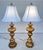 Wood Pair of Monumental 1920s Italian Carved Giltwood Pineapple Table Lamps - 36" Tall Hollywood Regency For Sale - Image 7 of 18