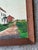 Vintage Primitive 1960s Original Landscape Oil on Board For Sale In West Palm - Image 6 of 6