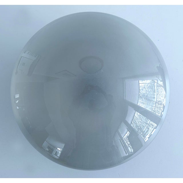 French Art Deco Glass Pendant Light by Mazda, 1930s For Sale - Image 9 of 18