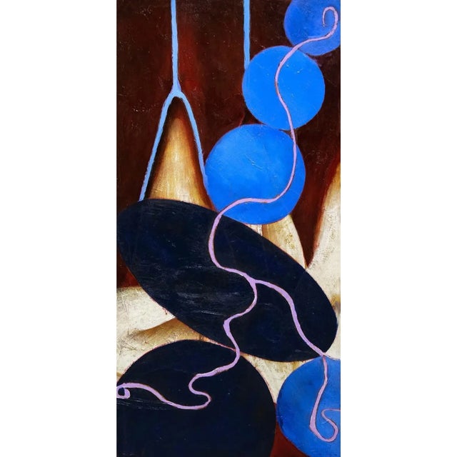 Giorgio Lo Fermo, The Circle and the Ellipse, 2020, Oil Painting For Sale - Image 4 of 4