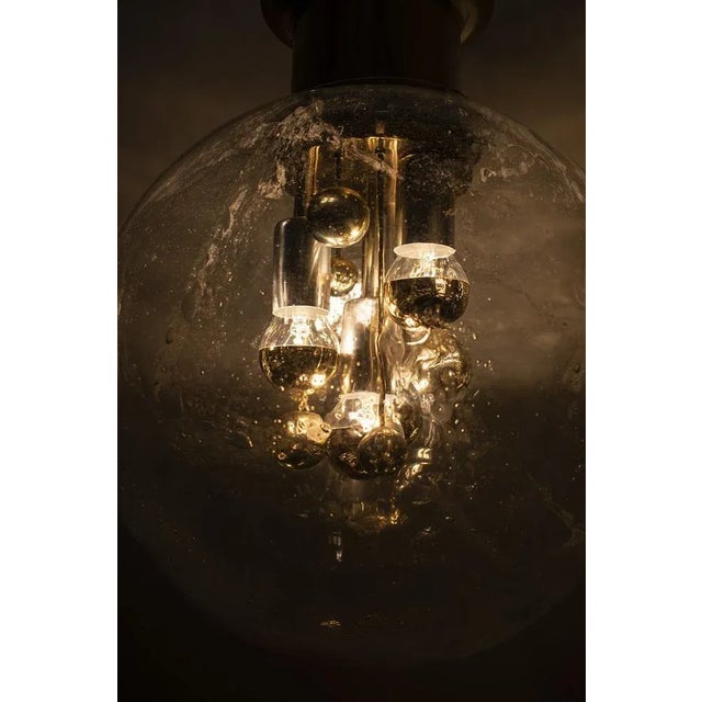 Ceiling Light with Big Glass Globe from Doria For Sale - Image 6 of 8