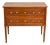 Louis XVI–Style Cherrywood Chest of Drawers with Brass Trim, France For Sale