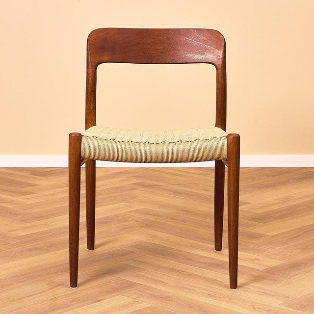 Danish Dining Chairs in Teak by Niels Otto Møller for J.L. Møllers, 1950, Set of 8 For Sale - Image 4 of 18