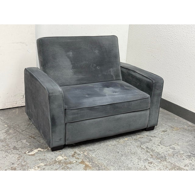 Twin Size Serta Convertible Sleeper Chair For Sale In San Francisco - Image 6 of 12