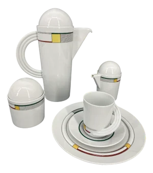 Vintage Coffee Service by Mario Bellini for Rosenthal, 2000, Set of 5