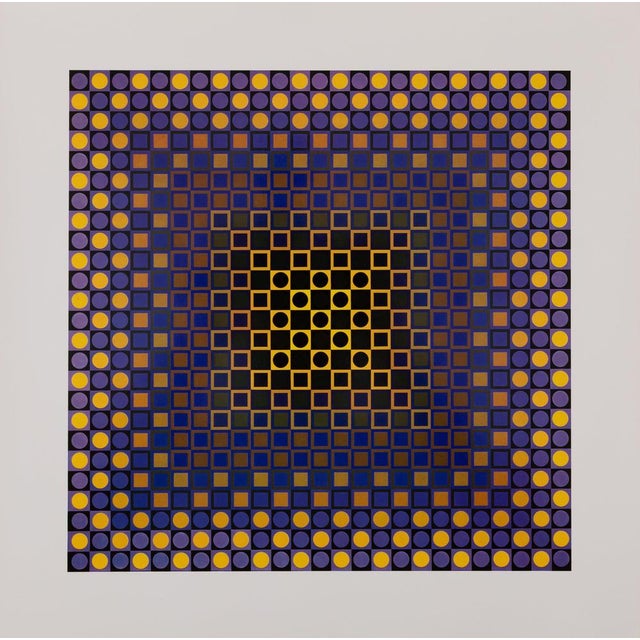 Victor Vasarely, ALOM, Etching For Sale - Image 6 of 6