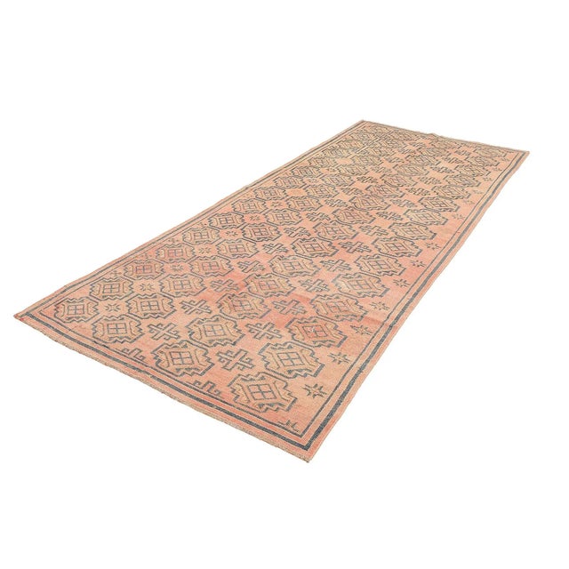 Traditional Mid 20th Century Decorative Vintage Afghan Wool Rug For Sale - Image 3 of 7
