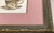 Shabby Chic Set of Four English Country Floral Teacup Signed Prints in Decorative Gilt Frames With Hollywood Provenance For Sale - Image 3 of 4