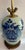 Late 19th Century Blue and White French Porcelain Table Lamp For Sale - Image 5 of 6