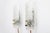 Metal Ice Crystal Wall Lights by Carl Fagerlund for Orrefors, 1960s, Set of 2 For Sale - Image 7 of 7