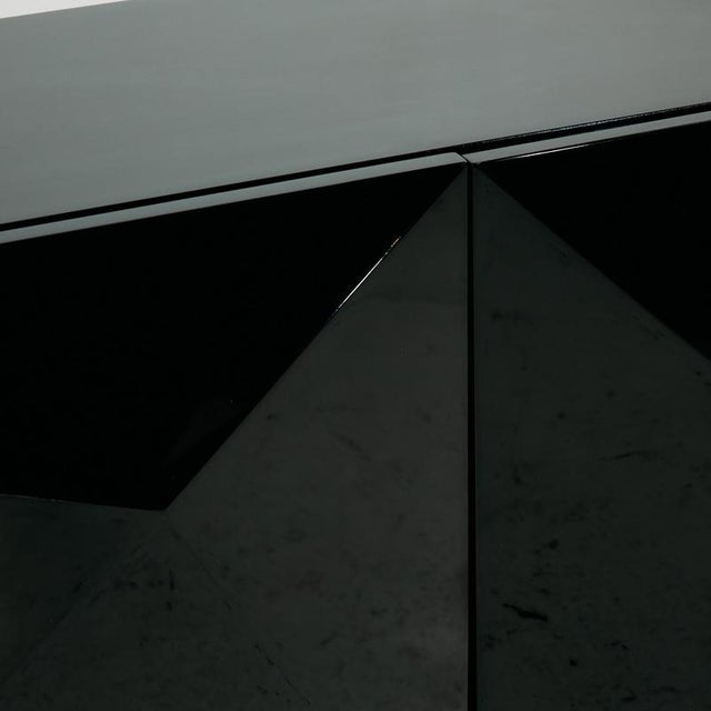 Early 21st Century High-Gloss Sideboard with Steel Legs For Sale - Image 5 of 18