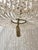 Stylish Ro Sham Beaux Lola Malibu Chandelier. Beaded crystal chandelier with a natural slight gold rope wraped drum frame....