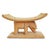 Tribal Vintage Ashanti African Small Wood Elephant Stool For Sale - Image 3 of 3